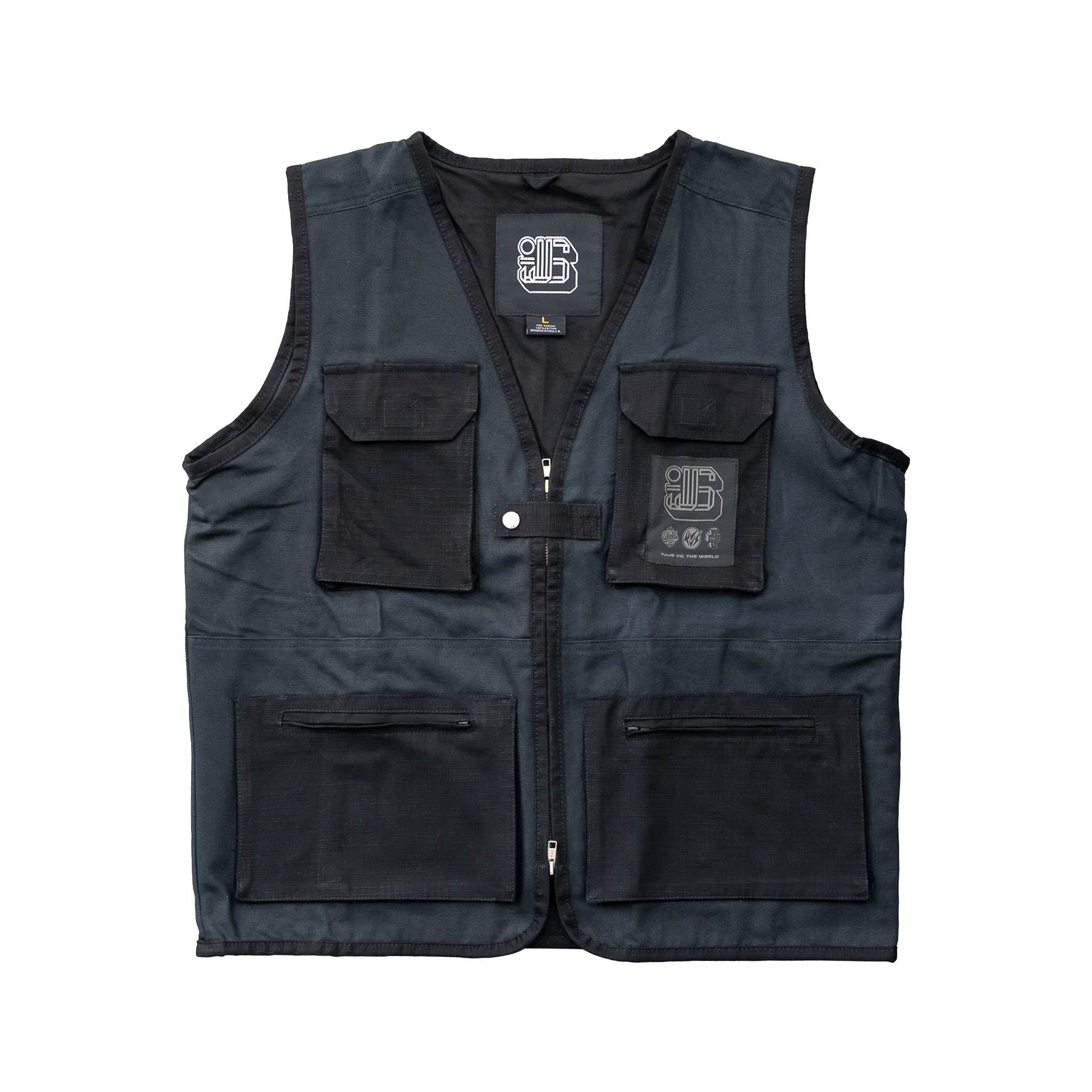 CANVAS UTILITY VEST (GRANITE)