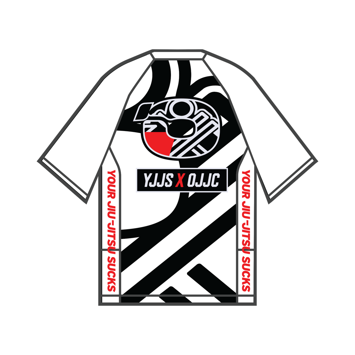 YJJS x OHANA RASHGUARD II [ISSUE 01] (WHITE)