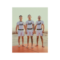 YJJS Gold Medal Rashguard (White)