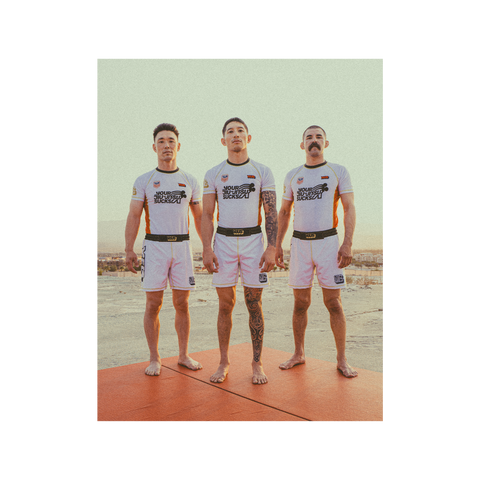 YJJS Gold Medal Rashguard (White)