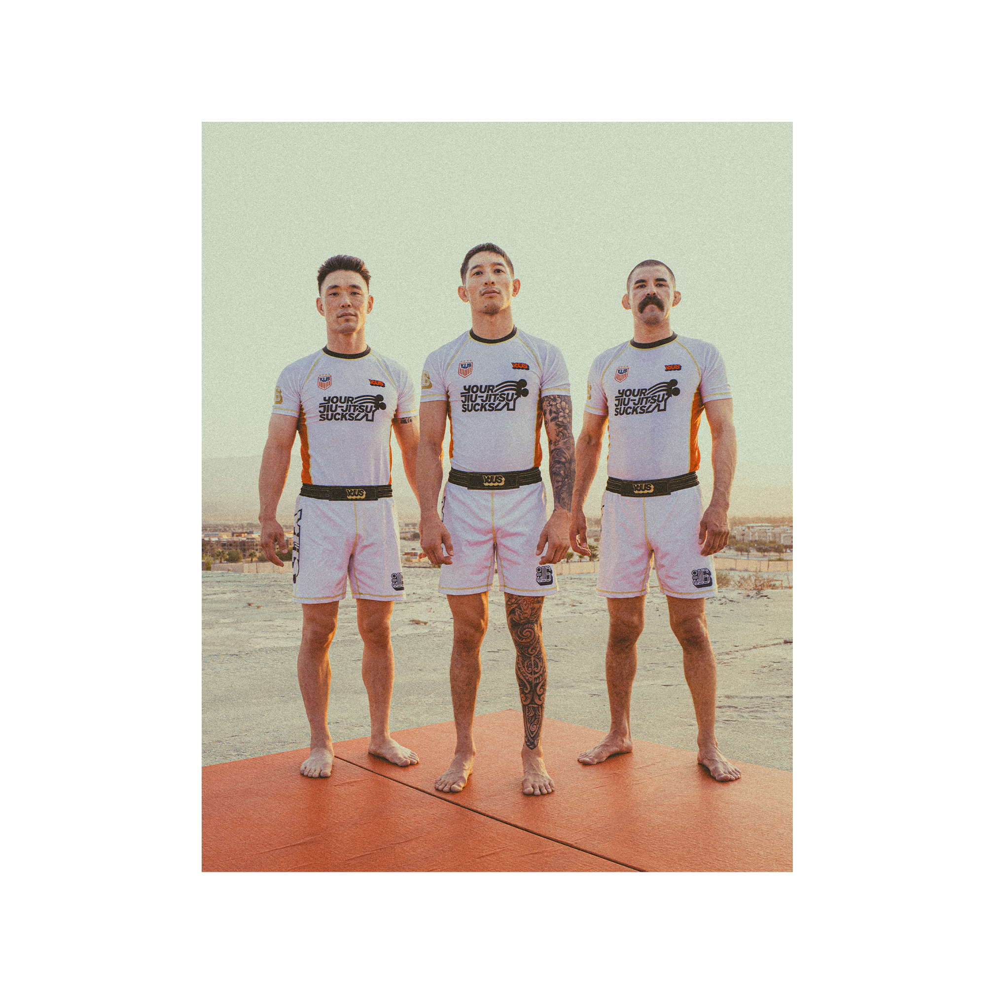 YJJS Gold Medal Training Shorts (White)