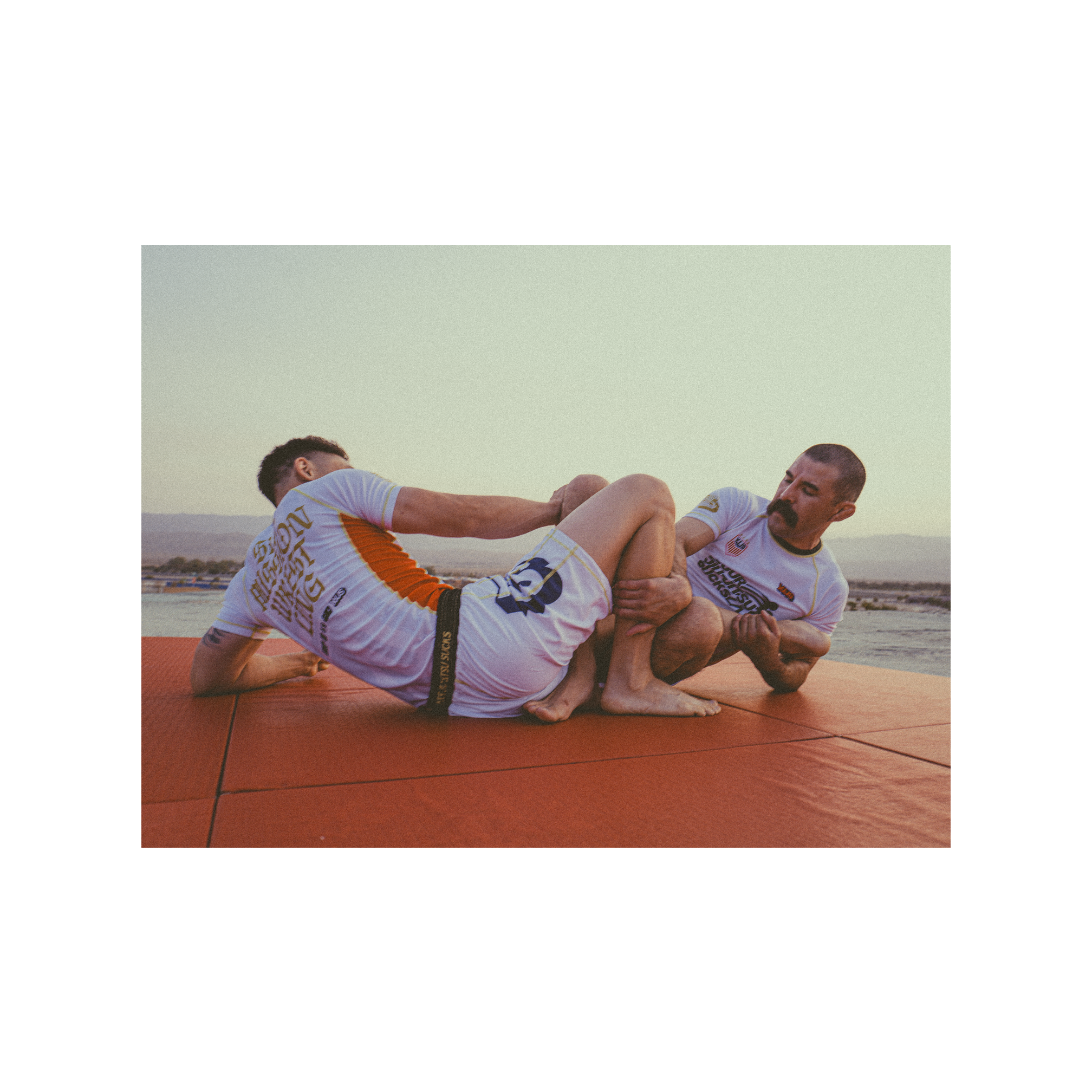 YJJS Gold Medal Rashguard (White)