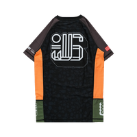 YJJS Safari One Rashguard (Black/Cedar)