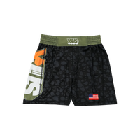 YJJS Safari One Training Shorts (Black/Cedar)
