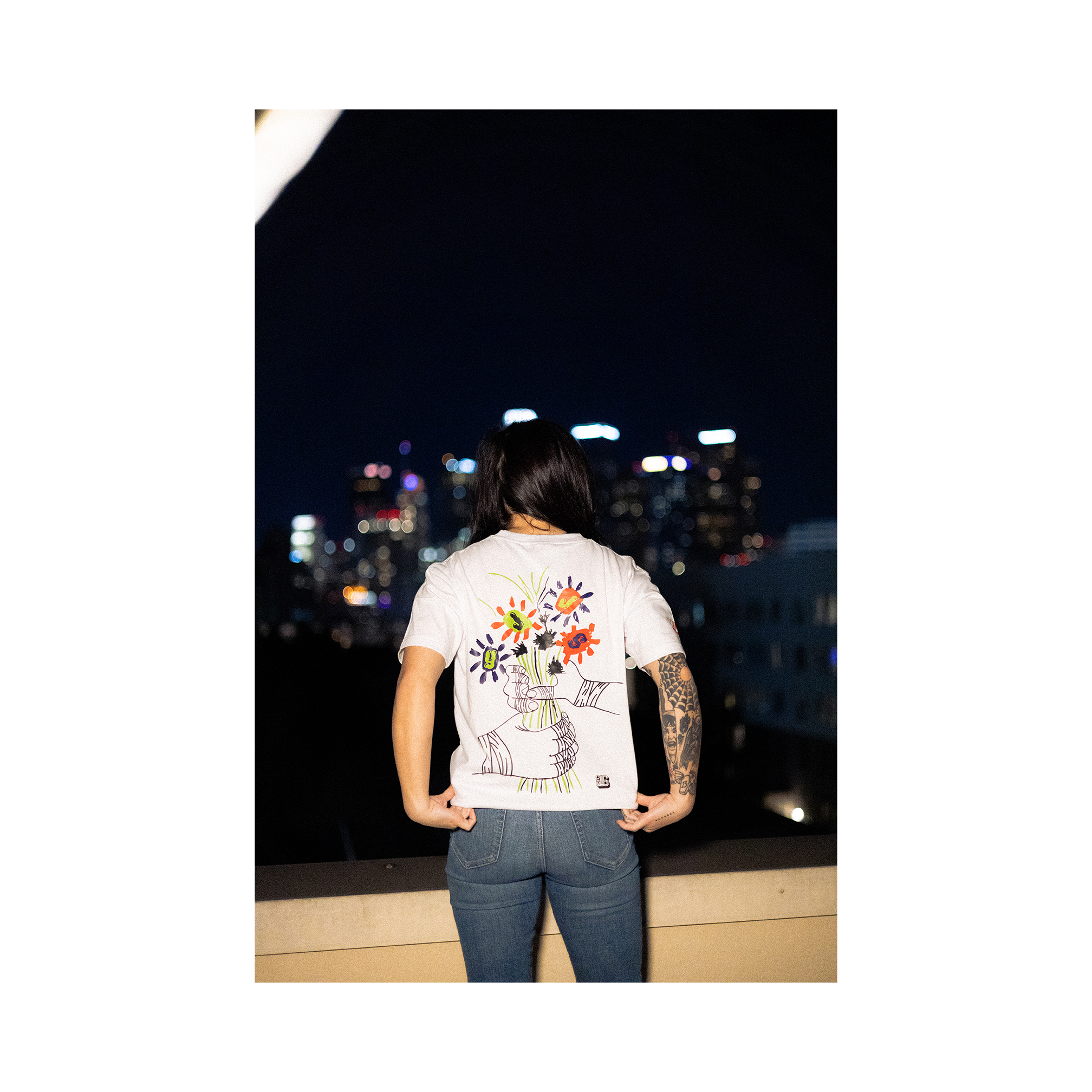 C77 YJJS Flowers (White)