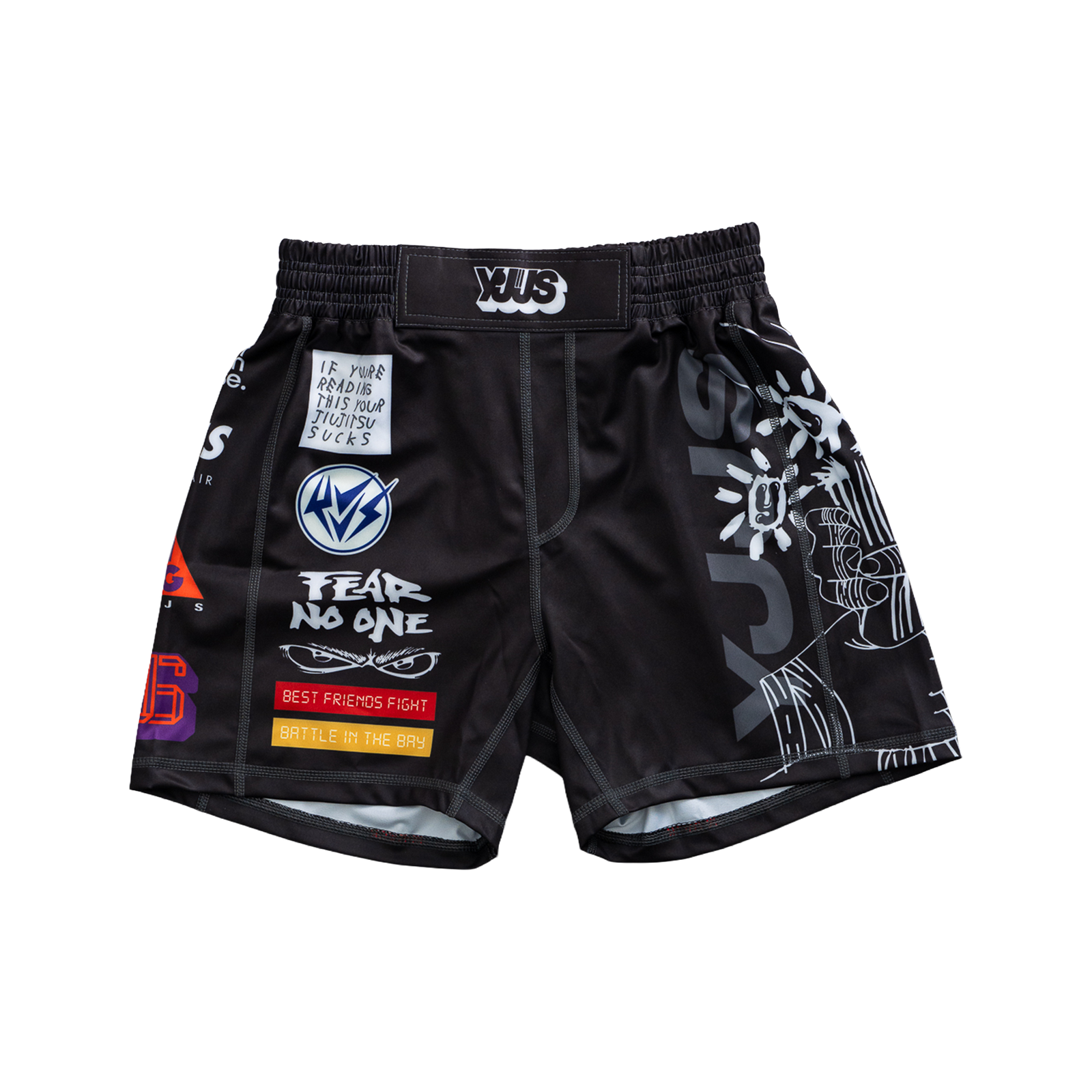 WHAT THE YJJS Training Shorts (Black)