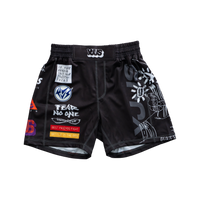 WHAT THE YJJS Training Shorts (Black)