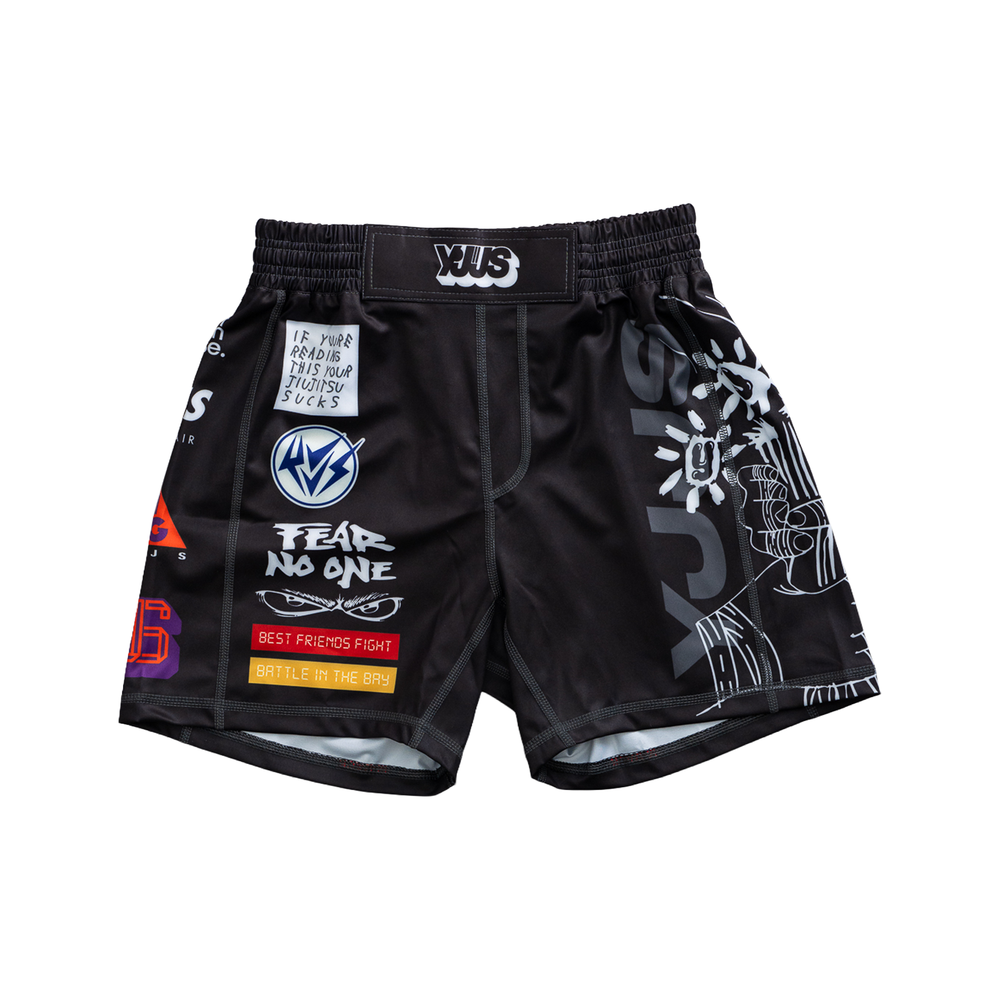 WHAT THE YJJS Training Shorts (Black)