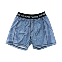 RETRO FIGHT Training Shorts (GREY)