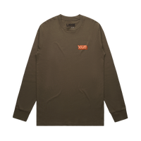 C41 YJJS For Keeps L/S Tee (Walnut)