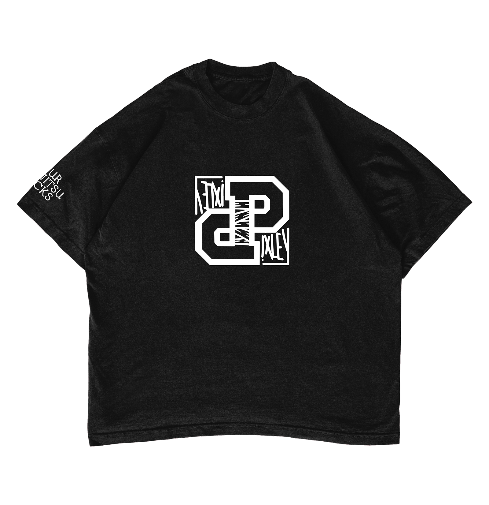YJJS x Pixley Logo Tee (Black)