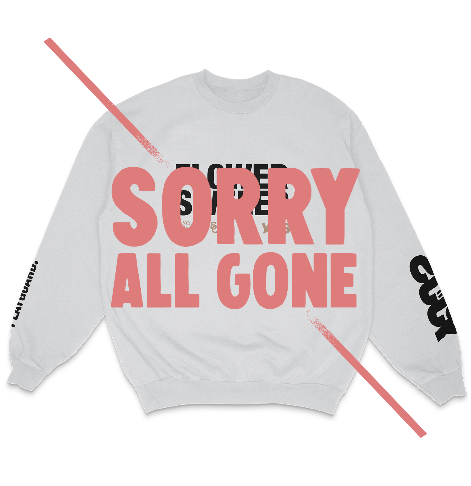 GDYJJS Flower Sweep Sweatshirt (Cement)