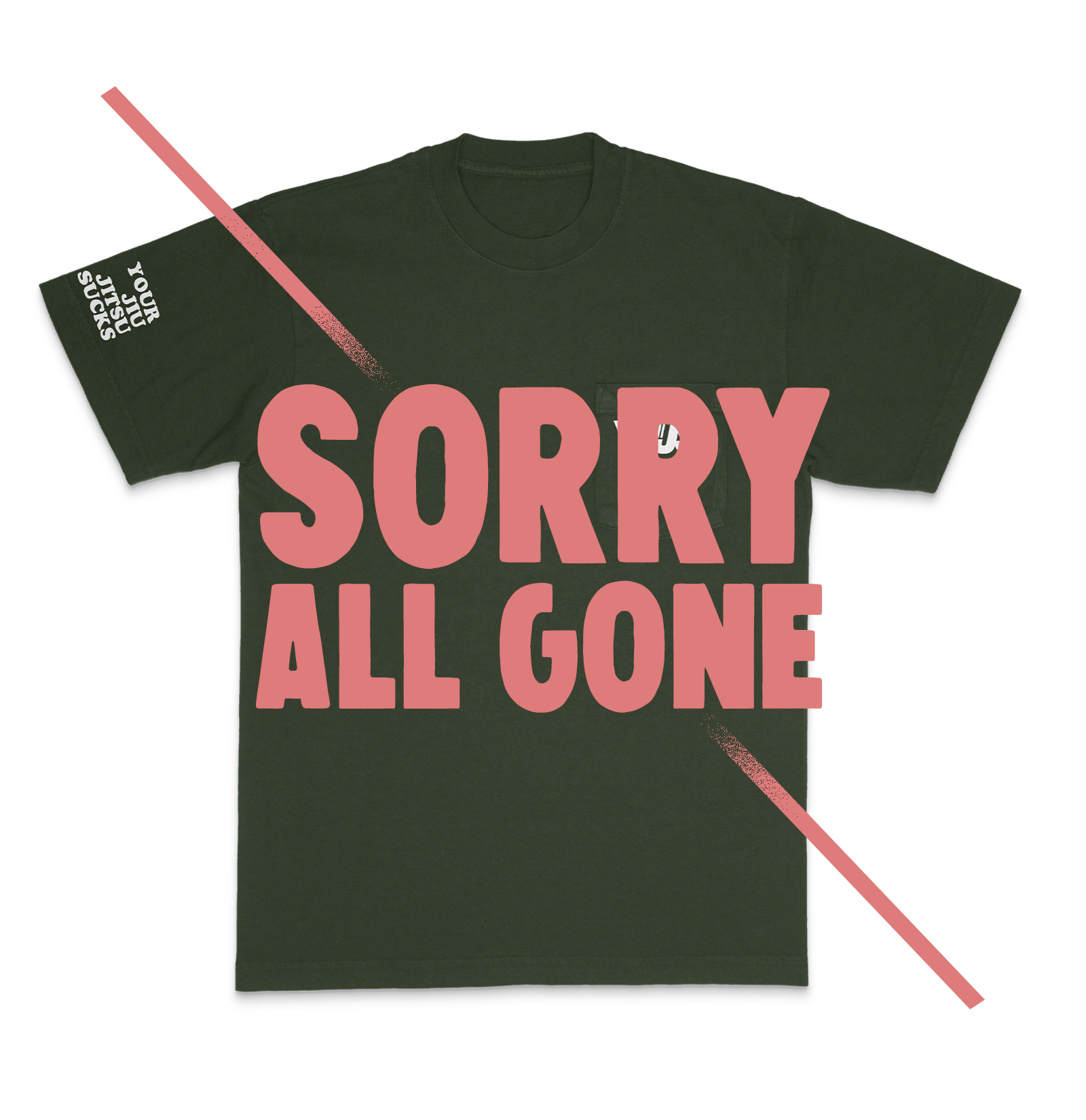 YJJS Pocket Tee (Green Ivy)