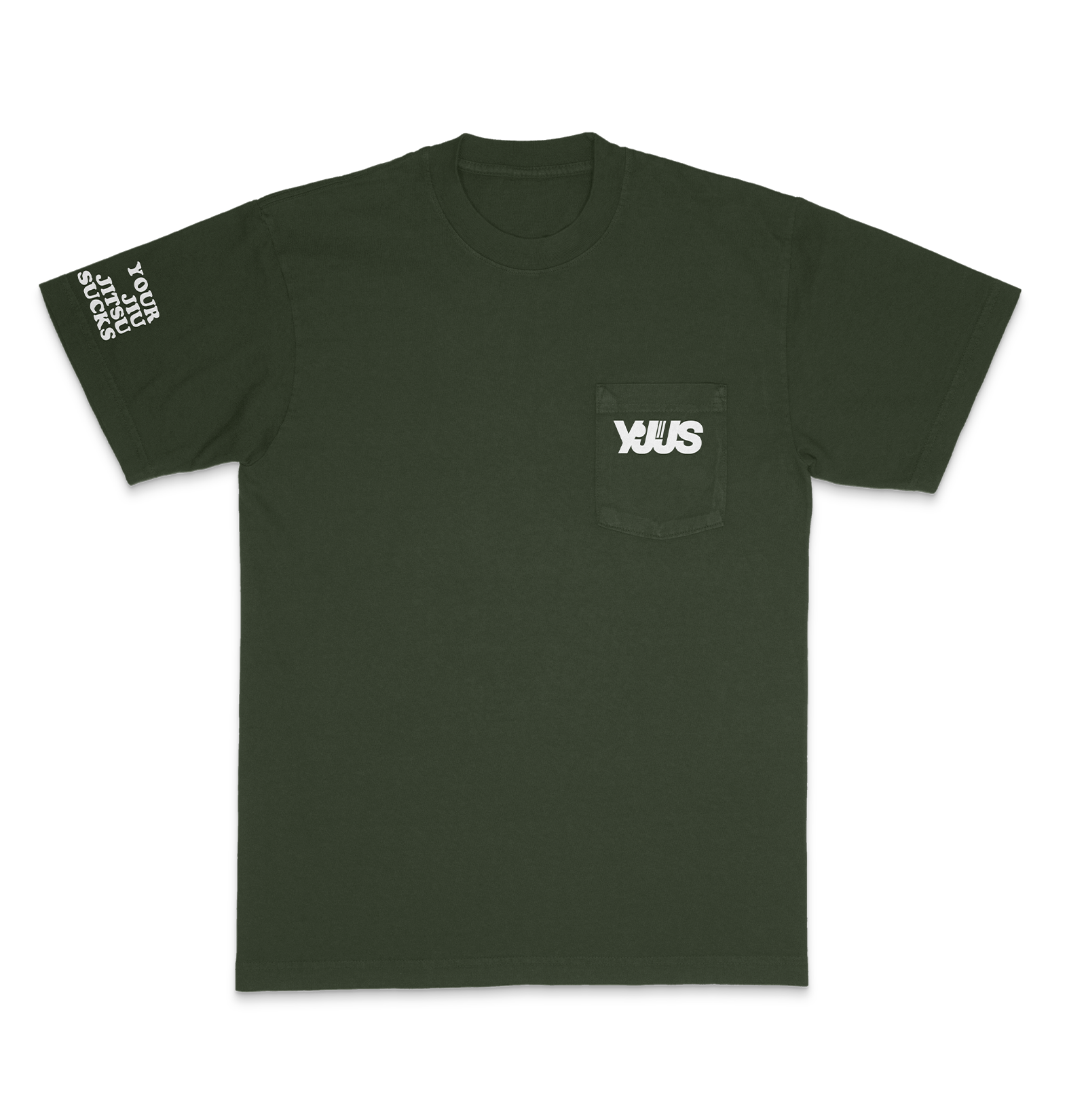 YJJS Pocket Tee (Green Ivy)